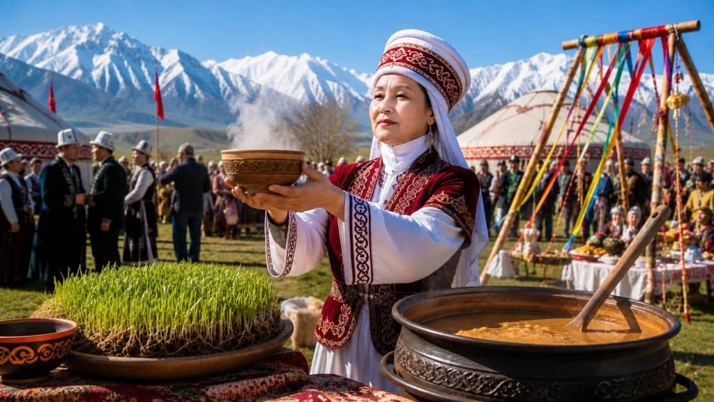Народный праздник Нооруз в Кыргызстане
