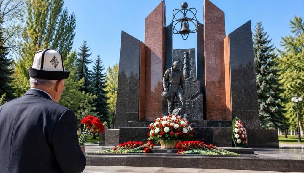 Международный день памяти о Чернобыльской катастрофе в Кыргызстане